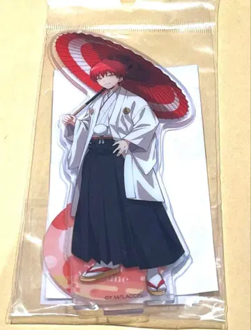 극장판 암살교실 모두의 시간 아크릴 스탠드 아카바네 카르마 일본식 우산