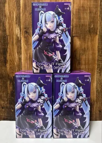 하츠네 미쿠 Trio-Try-iT 피규어 유키 미쿠 x 쿠로미 피규어