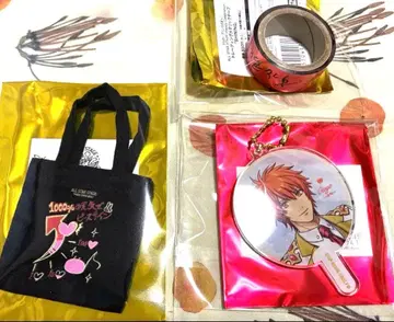 ASSHC 오토야 메탈릭 테이프 봉제 인형용 토트백 부채