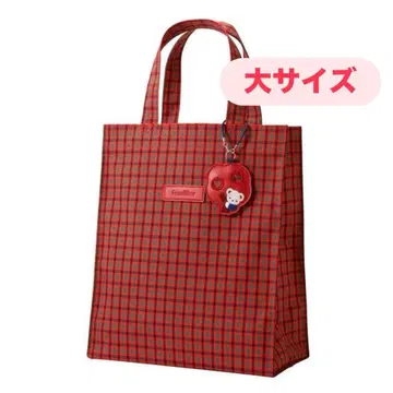 [ 새상품 정품 ] 파밀리아 체크 패턴 토트백 빅 사이즈
