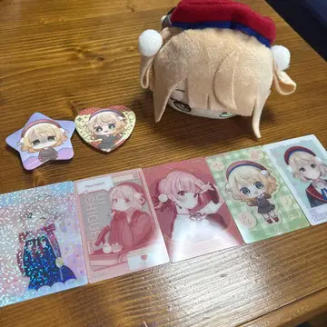 시구레 우이 봉제 인형 캔뱃지 카드