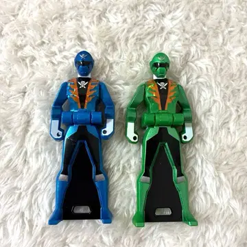 GP 레인저 키 고카이저 블루 그린 메탈릭 홀로