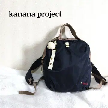 카나나 프로젝트 다기능 백팩 나일론 벨 에이스 타케우치 카나에 네이비