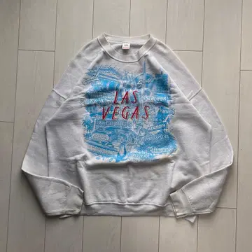 80s USA제 FRUIT OF THE LOOM 맨투맨 화이트 구제 의류