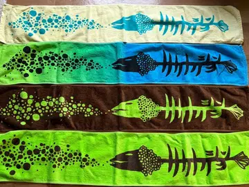 사카낙션 머플러 타월 4개 세트