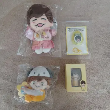 나니와단시 나가오 켄토 치비누이 손가락 인형 보이스 키링 세트