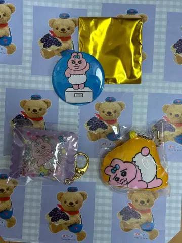 빤쮸토끼 샤카샤카 키링 트레이딩 캔뱃지 마스코트