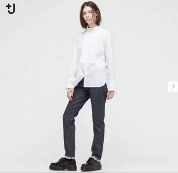 완판 UNIQLO +j 셀비지 스트레이트 청바지