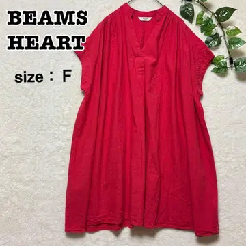 BEAMS HEART 슬리브리스 원피스 F 사이즈