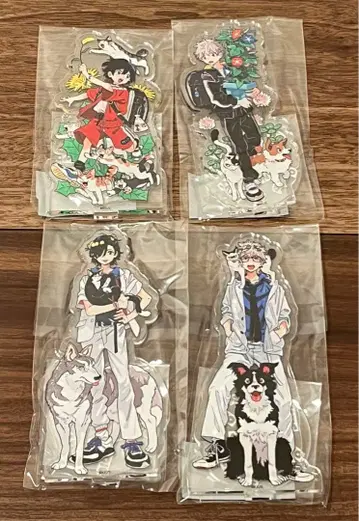 봄바람의 에트랑제 바닷가의 에트랑제 아크릴 스탠드 세트