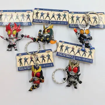 [ 5개 세트 ] 가면라이더 아기토 & 가면라이더 쿠우가 피규어 키링 2