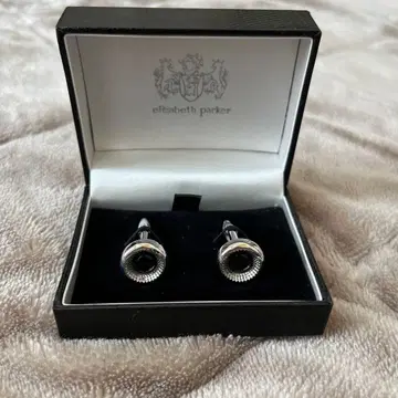 Elizabeth Parker 실버 커프 링크스