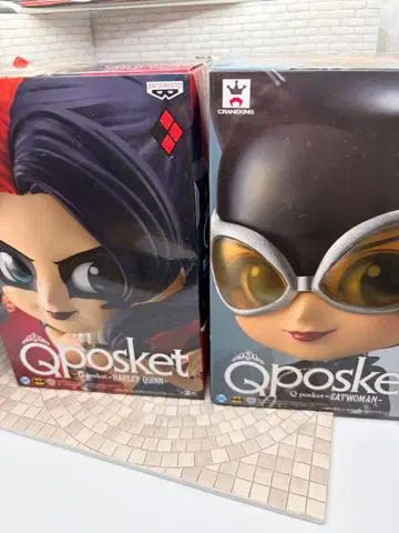 [미개봉] Qposket 할리 퀸 & 캣우먼 세트