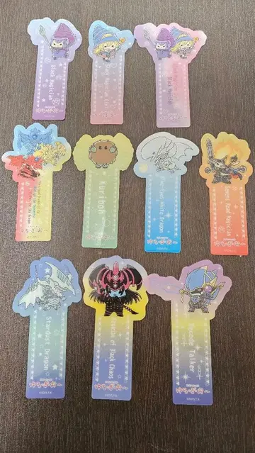 유희왕 묶음 판매 유루기 오~ 클리어 책갈피 유루기오 10종