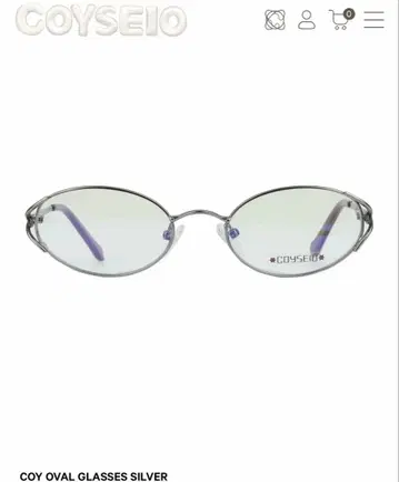 COYSEIO COY OVAL GLASSES SILVER 한국 안경