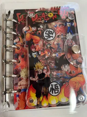 드래곤볼 A7 바스락 노트 카드 케이스 바인더 씰북