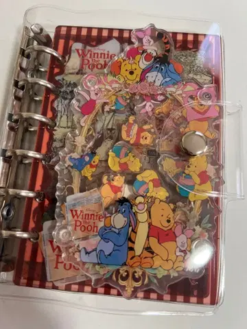 푸우 A7 바스락 노트 카드 케이스 바인더 씰북