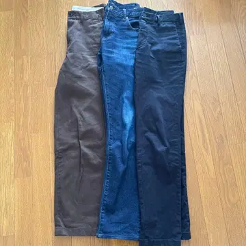 유니클로 슬림핏 치노 / 슬림핏 청바지 / 스트레이트 치노