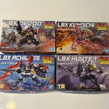 골판지 전기 미개봉 4체 세트 LBX 아킬레스 헌터 데쿠 쿠노이치