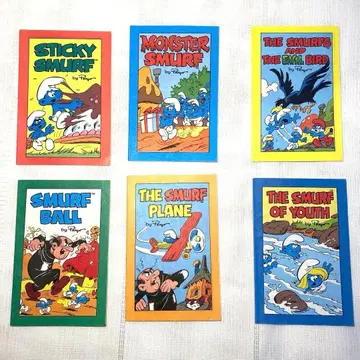 스머프 미니 코믹스 소책자 그림책 미니북 6권
