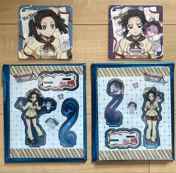 귀멸의 칼날 발렌타인 아크릴 스탠드 코스터 코쵸우 시노부 아오이