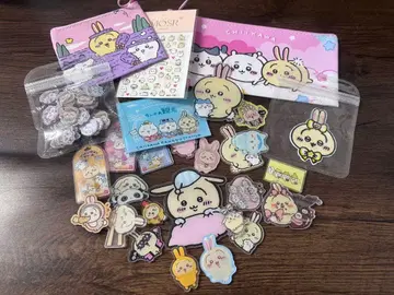 치이카와 아크릴 파우치 와펜 네일씰