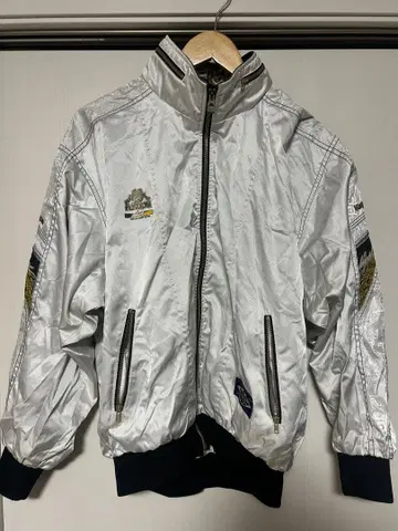 Kappa 실버 나일론 자켓