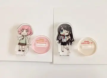 뱅가드 하네야마 우라라 세토 토마리 미니 아크릴 스탠드 2종 세트