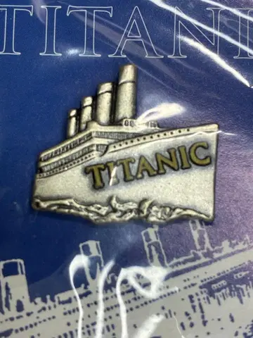 영화 TITANIC 타이타닉 1997년 빈티지 핀 배지 볼펜