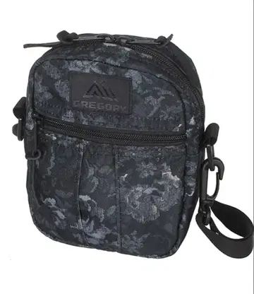 그레고리 GREGORY 퀵 포켓 M 블랙 태피스트리 꽃무늬