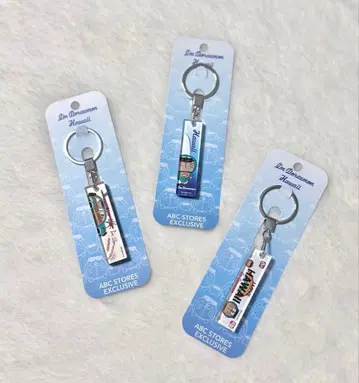 하와이 한정판 일광화상 도라에몽 키링 아크릴 키링