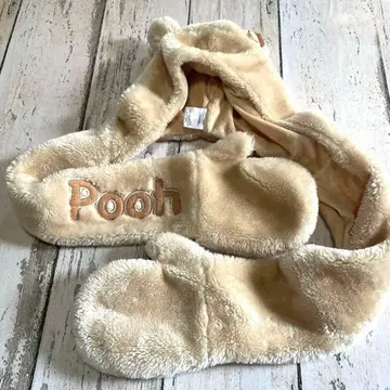 당일 발송 가능 디즈니 머플러 푸우 귀 달린 팬캡