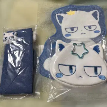 호시마치 스이세이 타코야키 맞이 굿즈 다이컷 타월과 삭스 페이스 파우치