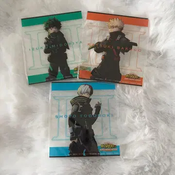 히로아카 월드 히어로즈 미션 아크릴 카드 3장 세트