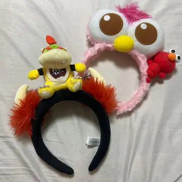 쿠파 Jr 모피 머리띠 세트 USJ