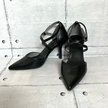 RANDA 란다 스틸레토 하이힐 크로스 리본 S