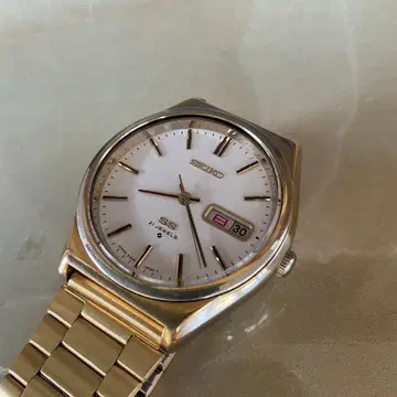 SEIKO 자동 와인딩 시계 21JEWELS 화이트 다이얼