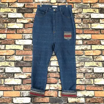 Ne-net 사루엘 팬츠 인디고 소프트 데님 스트레치 원단 3