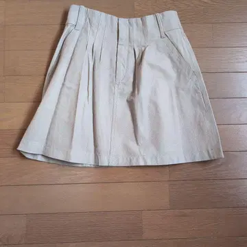 LE SOUK 천연 가죽 미니 스커트