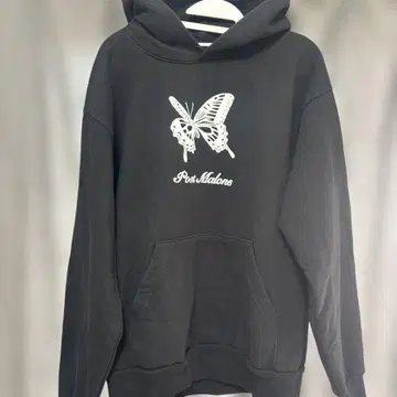 Post Malone x verdy 버터플라이 후드티 블랙