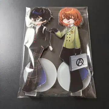 페르소나 5 주인공 아마미야 렌 아케치 고로 아크릴 스탠드 2점 세트