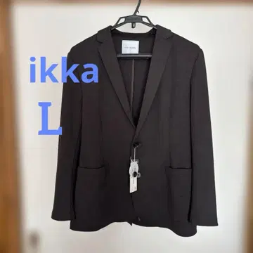 [새상품] ikka 고쿠라쿠 워크 tr 분또 자켓 L 사이즈 다크 브라운