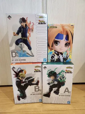 히로아카 제일복권 피규어 4체 세트 새상품!