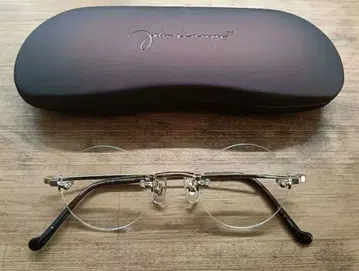 [ 존 레논 JL-1127 ] 티타늄 무테 라운드 안경 일본제