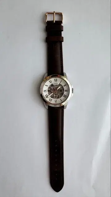 FOSSIL 자동 와인딩 스켈레톤 손목시계