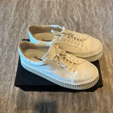 JIL SANDER 화이트 스니커즈