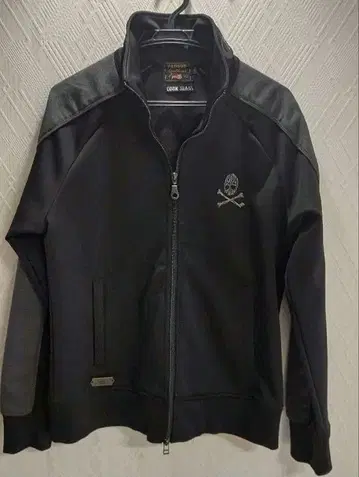 vanson x cookjeans 레어 콜라보 스컬 자수 집업 자켓