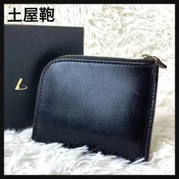 명작 츠치야 가방 코인 케이스 디아리오 L자 지퍼 가죽 구하기 어려움
