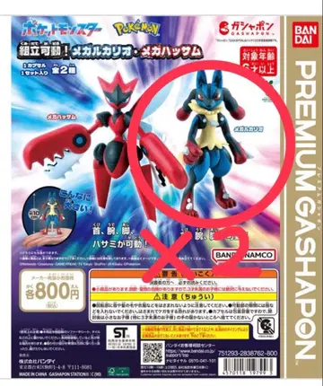 포켓몬 메가 루카리오 2개 가챠