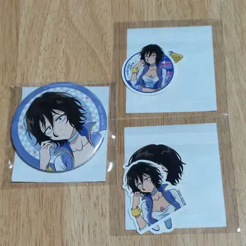 이세계 삼촌 아키라 캔뱃지 스티커 세가 복권